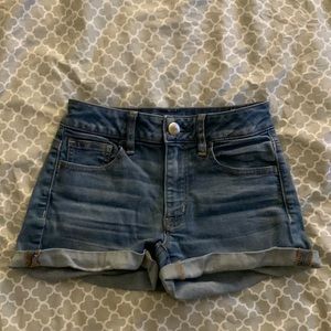 AE Super Stretch Hi Rise Shorties 00